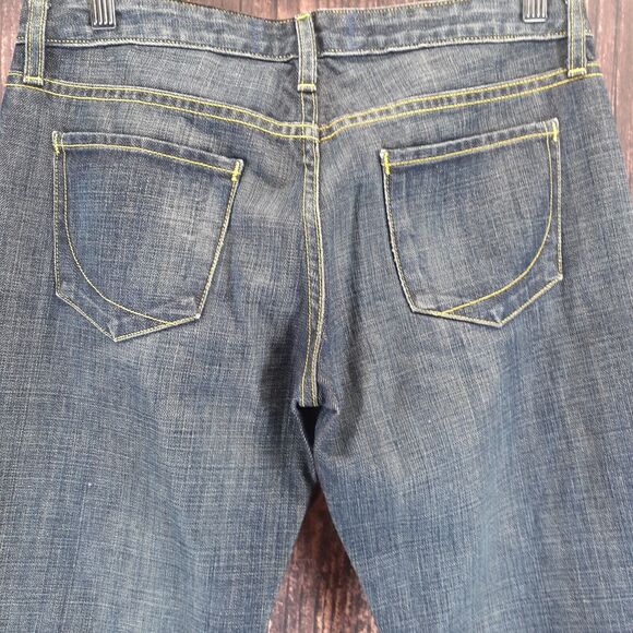 Paper Denim & Cloth Womens Dark Blue Bootcut JEANS Size  31 X 34 Made in USA - Picture 4 of 7